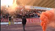 Ултрасите на ЦСКА надъхаха отбора преди мача с Левски