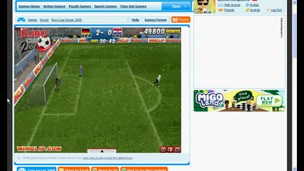 Miniclip Euro Soccer 2008 