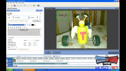 Photoscape program on computer 