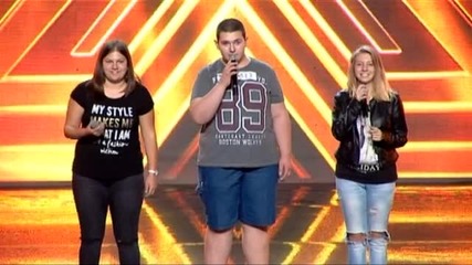 Трио "Парадайс" - Наташа, Сонай, Иванка - X Factor кастинг (10.09.2015)