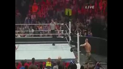 Bray Wyatt направи "суплес" на Јohn Cena вьрху маса / Last Man Standing Match - Wwe Payback 2014