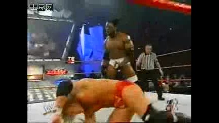 Raw 2003 - Chris Jericho & Triple H Vs. Shawn Michaels & Booker T