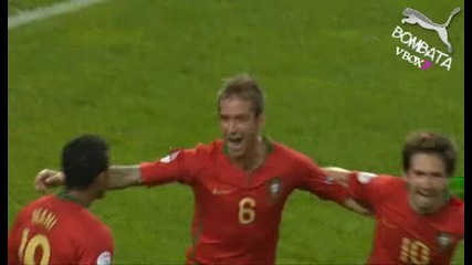 Euro 2008 - Португалия - Турция - - Raul Meireles Гол - -