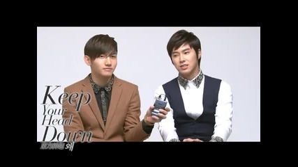 Tvxq-intervew (keep Your Head Down)