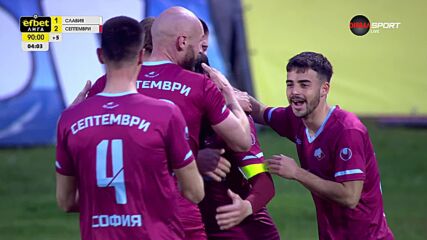 Goal by PFK Septemvri Sofia