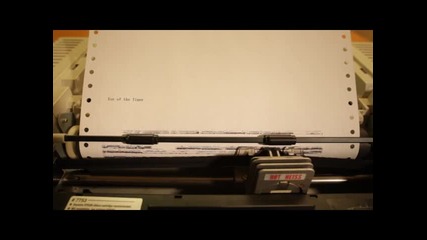 "eye Of Tiger" изсвирена от dot matrix printer