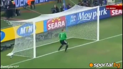 Незачетиния гол на Англия срещу Германия! World Cup 2010