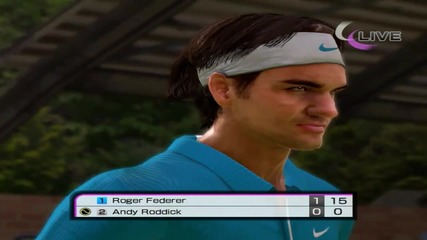 Virtua Tennis 4 - Roger Federer vs Andy Rodick