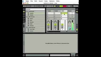 Ableton Tutorial patterns