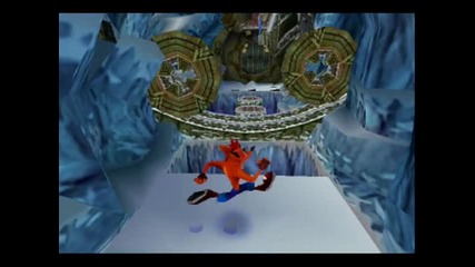 Crash Bandicoot 2 - Level 18 Cold Hard Crash - Crystal + Second Gem 