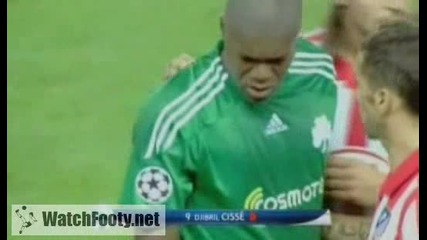 Atletico Madrid vs. Panathinaikos - sise red card