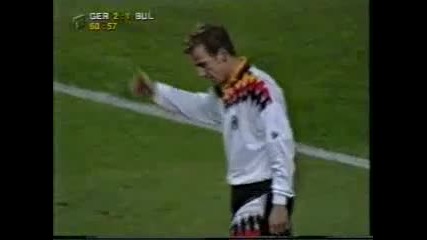 1995 Germany v Bulgaria