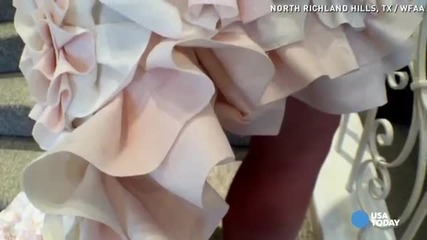 Сватбена рокля, направена от тоалетна хартия- учудващо,
