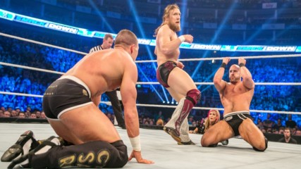 John Cena & Daniel Bryan vs. Cesaro & Tyson Kidd - All Champions Tag Team Match: SmackDown, April 16, 2015 (Full Match -