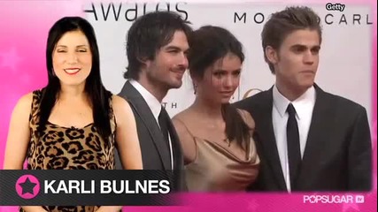 Ian Somerhalder, Nina Dobrev, and Paul Wesley in Rolling Stones Photo Shoot