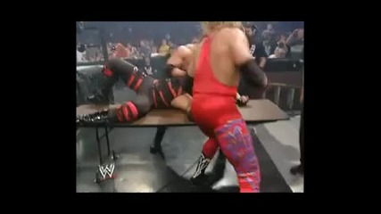 Wwe Raw 2002 4 Way Tlc Match Part 1/2 (hq) 