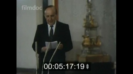 Реч на Т. Живков по случай 75 годишнината на Л. Брежнев