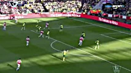 Арсенал - Норич 0:0 /Първо полувреме/