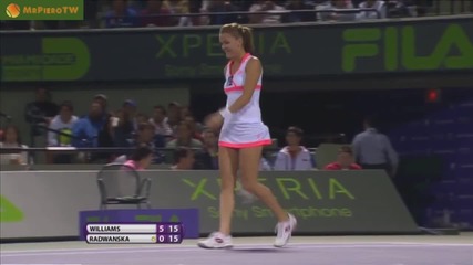 Serena Williams vs Agnieszka Radwanska Miami 2013