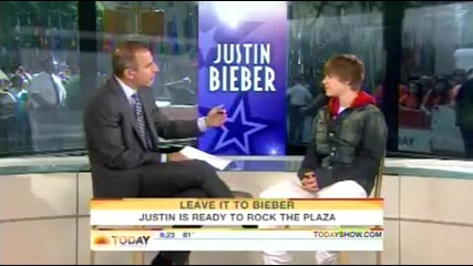 New! Justin Bieber Interview On Today Show 06 04 2010 