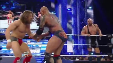 Daniel Bryan & Big Show vs Batista & Kane - Wwe Smackdown 7/3/14