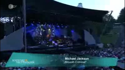 Smooth Criminal - David Garrett & Orianthi Live in Germany 2010 (michael Jackson cover) 