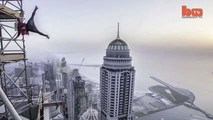 Изкачване в Дубай на най-високата жилищна сграда 425м.