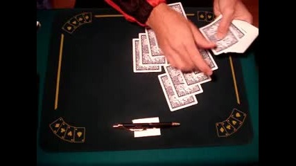 Trick with cards 4
