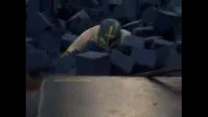 Jason Flips Over Gymnastics