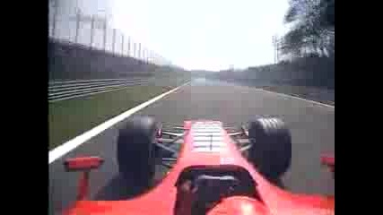 Lap In Monza With Schumacher On Ferrari