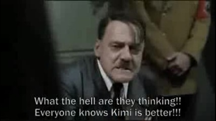 Хитлер разбира че Ферари са заменили Райконен с Алонсо 