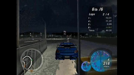 Бъг в състезание на Need for Speed Underground 2