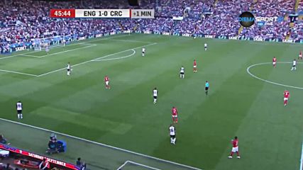 Англия - Коста Рика 1:0 /първо полувреме/