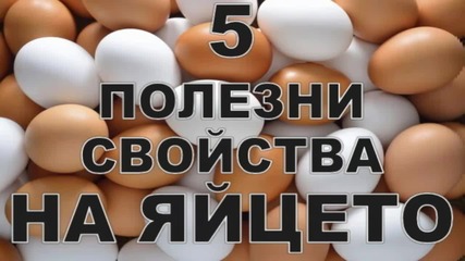 5 Полезни свойства на яйцето
