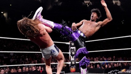 Velveteen Dream unloads on Matt Riddle in a bid to retain his NXT North American Title: NXT TakeOver: New York (WWE Netw