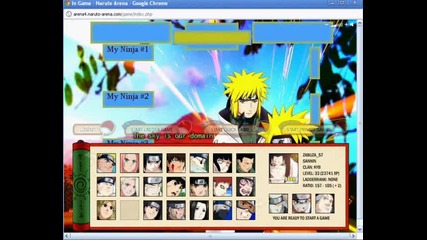 Naruto Arena Team to Sannin And Jinchutici
