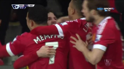 Манчестър Юнайтед - Уотфорд 1:0 /Висша Лига, 28-и кръг/