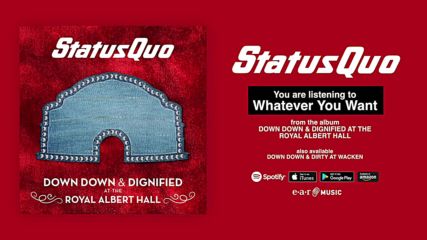 Status Quo - Whatever You Want (official Song Stream) - new album out August 17th