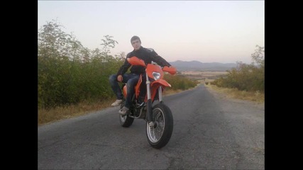 На междуселски път...с 140km/h...ktm Lc-4 620 Sc Sm