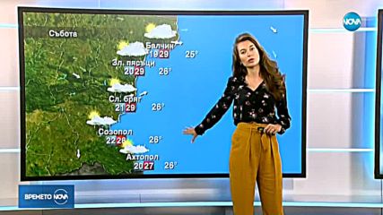 Прогноза за времето (14.07.2018 - централна емисия)