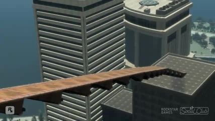 Gta Iv - Extreme ramp jumping over Liberty City 720p Hd - Gta4 Gtaiv 4