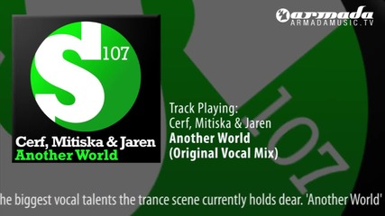 Cerf, Mitiska & Jaren - Another World (original Vocal Mix)