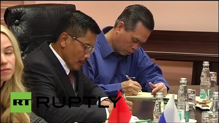 Russia: MOD Sergei Shoigu meets Indonesian counterpart
