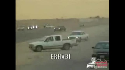 Саудитска Арабия - дивашко въртене на гуми 