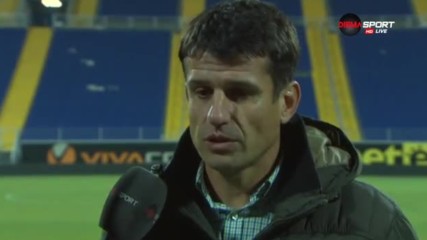 Владимир Иванов: Заслужавахме да си тръгнем минимум с точка