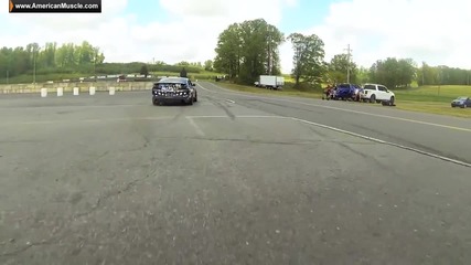 Turbo Mustang Drifting for Americanmuscle.com!