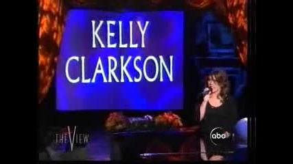Kelly Clarkson Beautiful Disaster Live The View April 21, 2003 