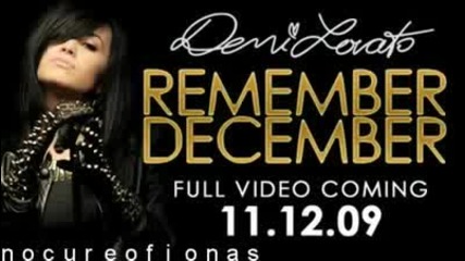 Demi Lovato - Remember December - Music Video Preview 2 