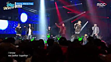 B.a.p - Young, Wild & Free, Show! Music Core E485 (261215)