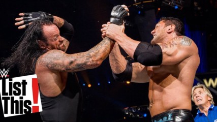 WWE List This en Français: Les 5 plus grands rivaux de Batista